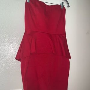Red Guess dress